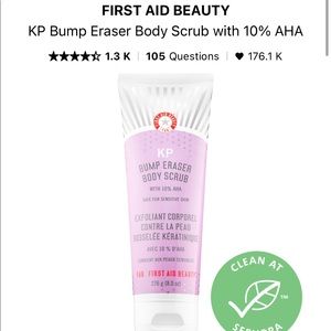 First Aid Beauty KP scrub and ingrown hair pads